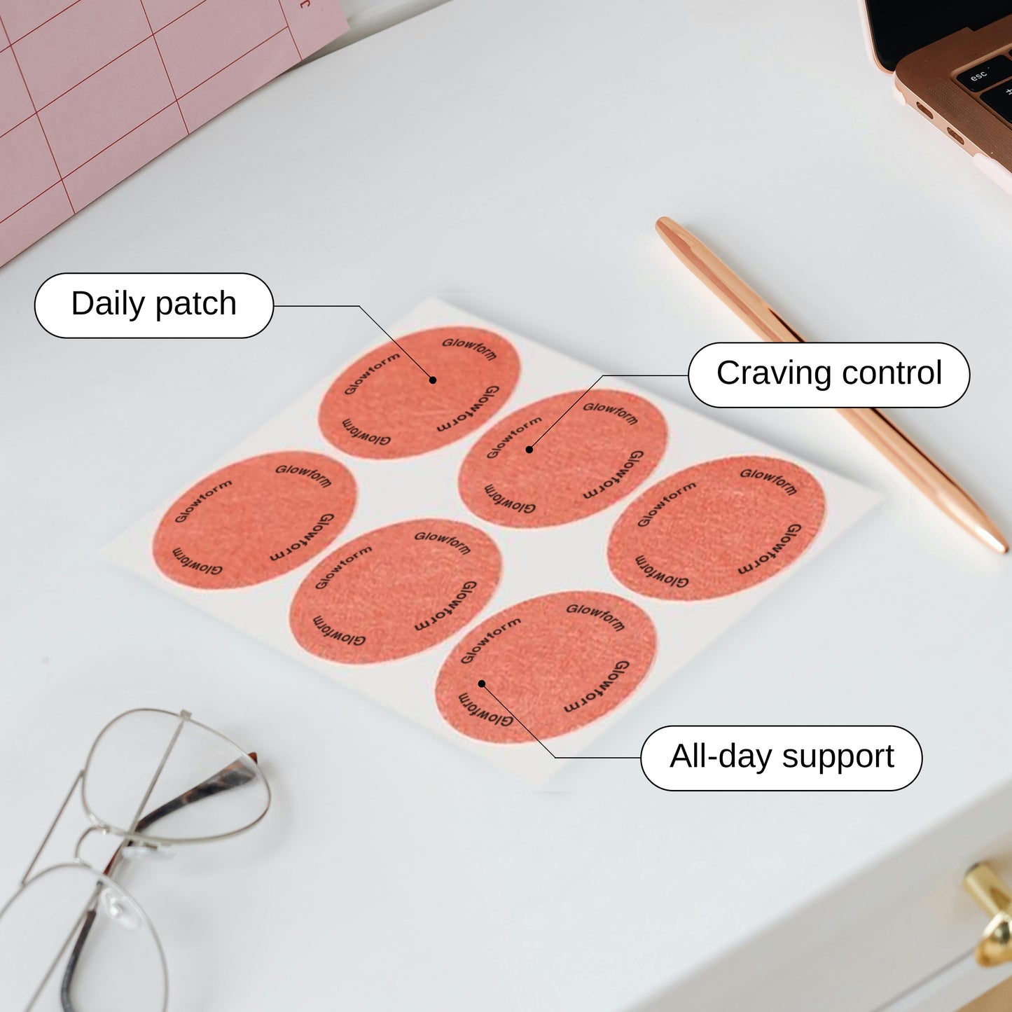 Glowform GLP-1 Craving Control Patches